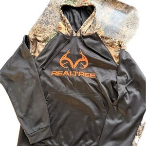 Realtree Black and Brown Fabric Tag